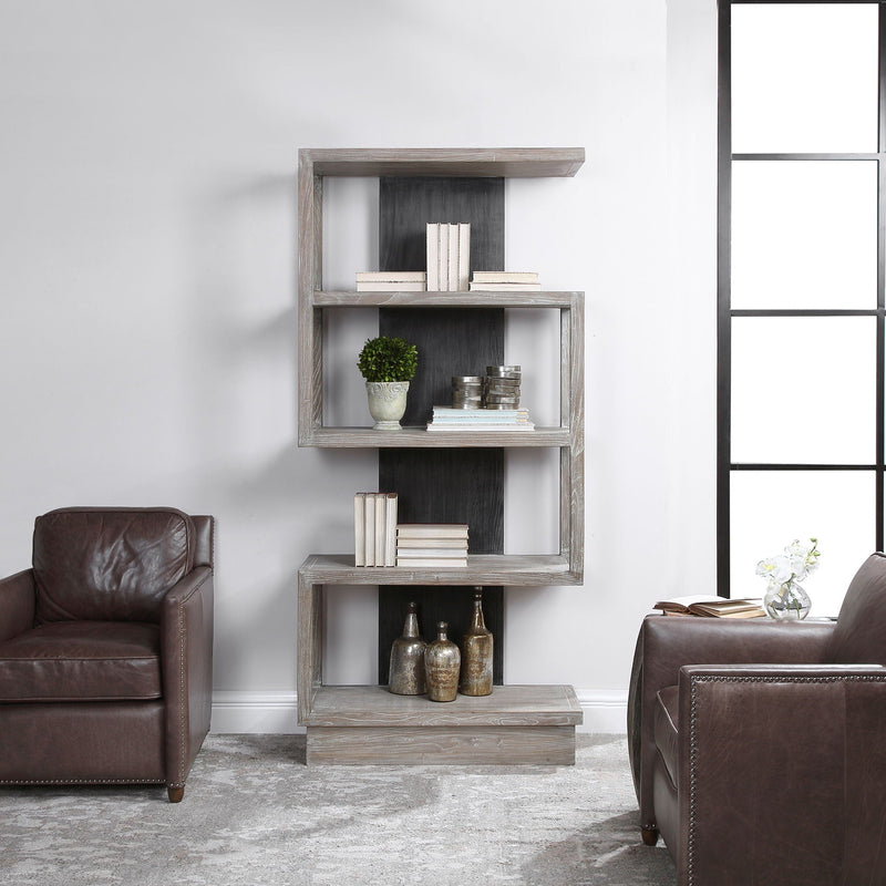Nicasia - Modern Etagere - Silver