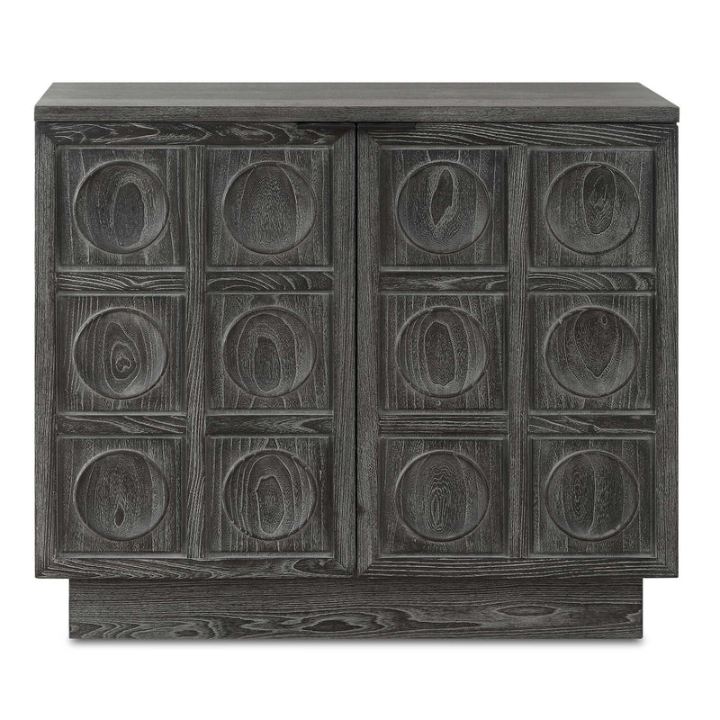 Shelby - 2 Door Ebony Stained Cabinet