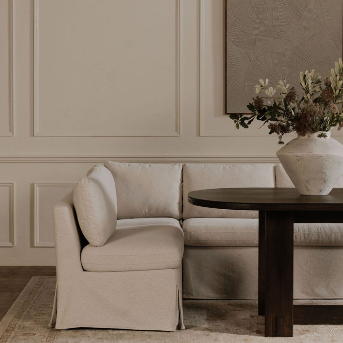 Fable - Slipcover Dining Corner Chair - Beige