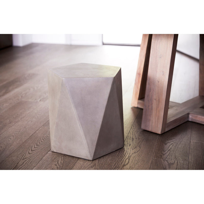 Gem - Outdoor Stool - Gray