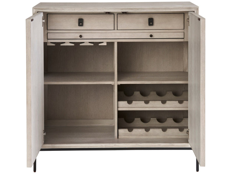 Coalesce - Odessa Bar Cabinet - Light Gray