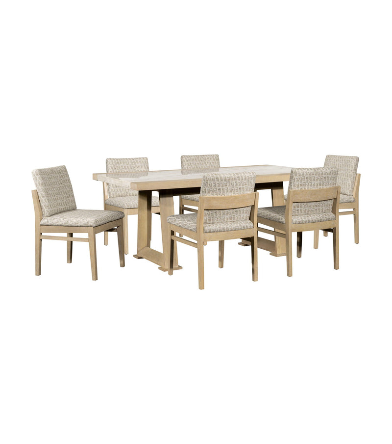 Trifecta - Dining Table - Driftwood Cerused Oak