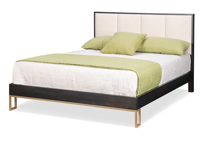 Electra Platform Bed with Fabric Headboard Collection