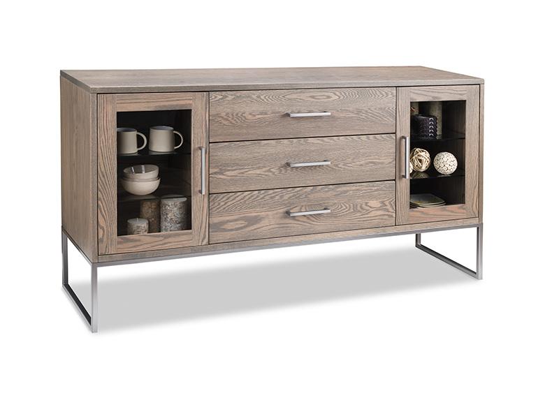 Electra Sideboard with 2/Wood Doors on Outside & 3/Drawers in Middle Collection