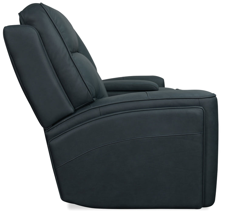 Riverton Power Gliding Console Loveseat with Power Headrest and Lumbar