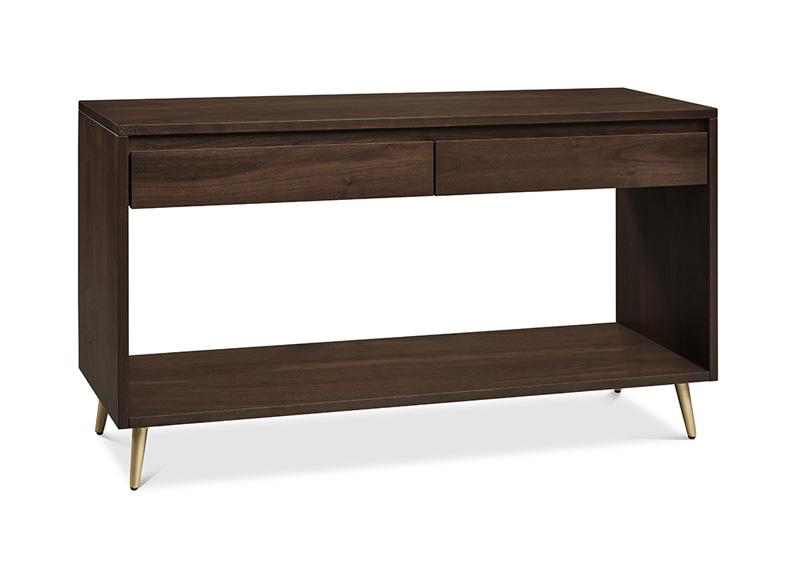 Evora  Occasional Sofa Table with 2 Drawers and Shelf Collection