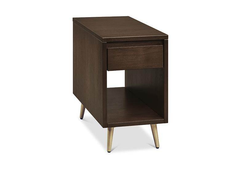 Evora  Occasional End Table with Drawer and Shelf Collection