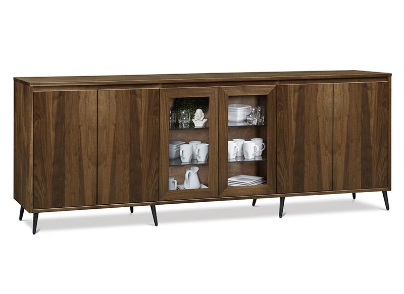 Evora Sideboard w/6 Wood Doors Collection