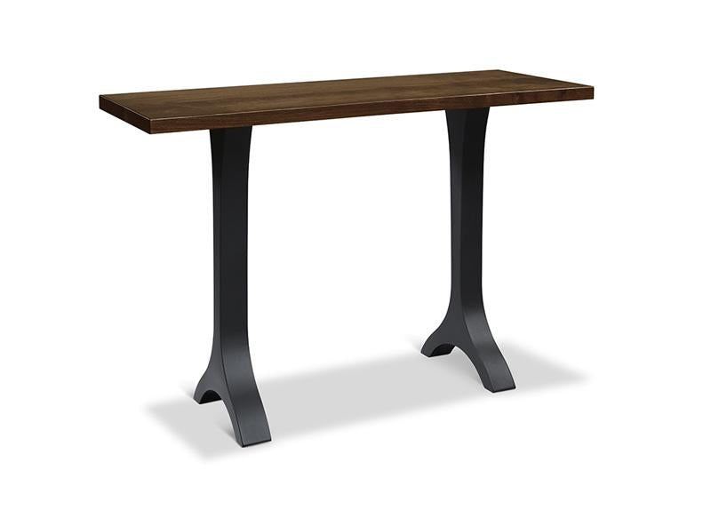 Evora  Occasional Metal Pedestal Sofa Table Collection