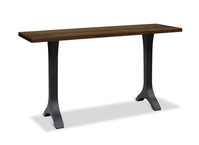 Evora  Occasional Metal Pedestal Sofa Table Collection