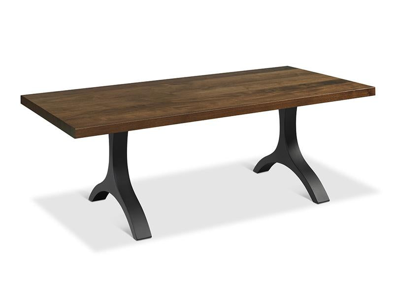 Evora  Occasional Metal Pedestal Coffee Table Collection