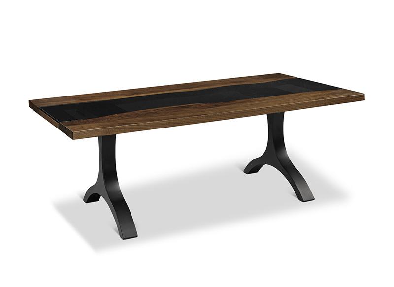 Evora  Occasional Metal Pedestal Coffee Table Collection