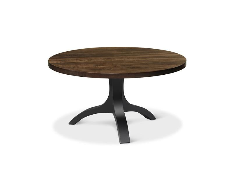 Evora Occasional Round Metal Pedestal Coffee Table Collection