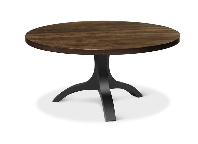 Evora Occasional Round Metal Pedestal Coffee Table Collection