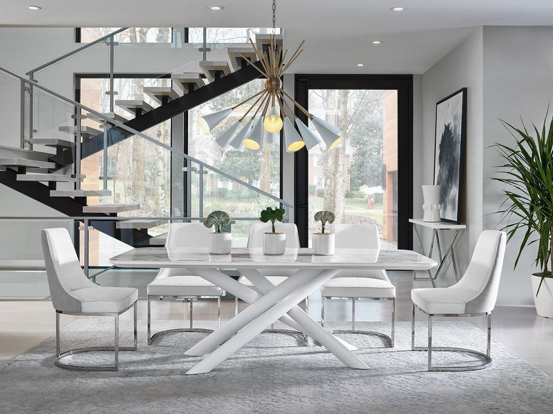 Modern Porter Dining Table White