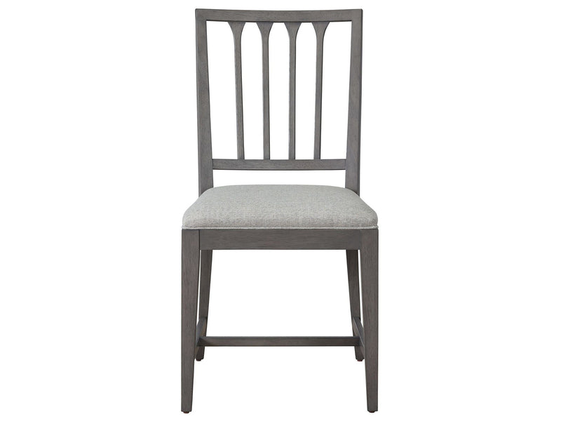 Past Forward Slat Back Side Chair Dark Gray