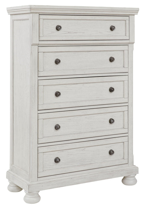 Robbinsdale - Five Drawer Chest - Antique White