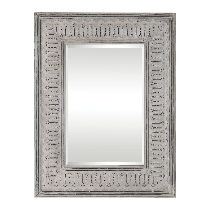 Argenton Rectangle Mirror Aged Gray