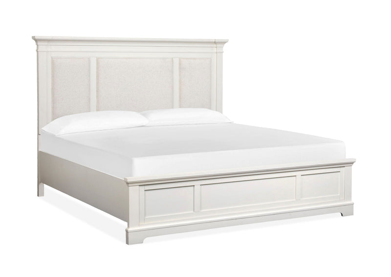 Kingston - Complete Panel Bed With Upholstered Headboard