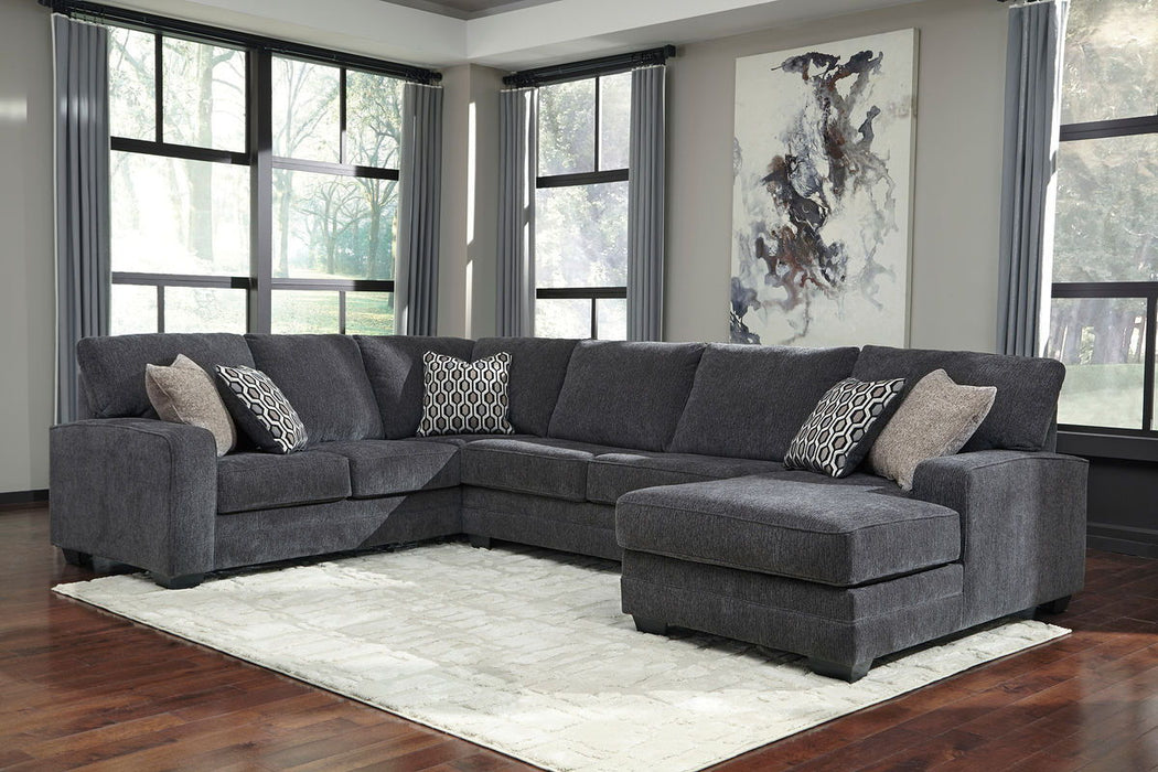 Tracling Slate Left Arm Facing Sofa 3 Pc Sectional