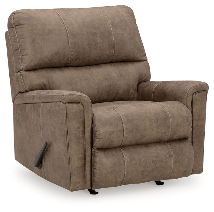 Navi - Rocker Recliner - Faux Leather - Fossil