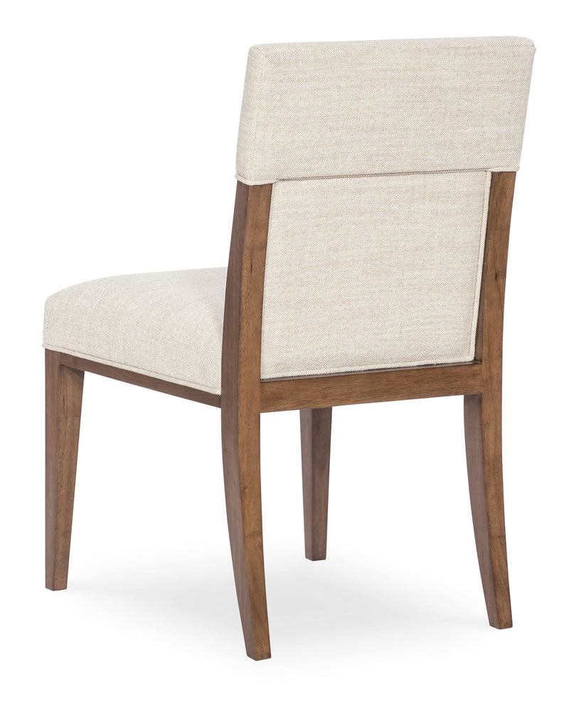 Eleana - Dining Chair - Beige / Dark Brown