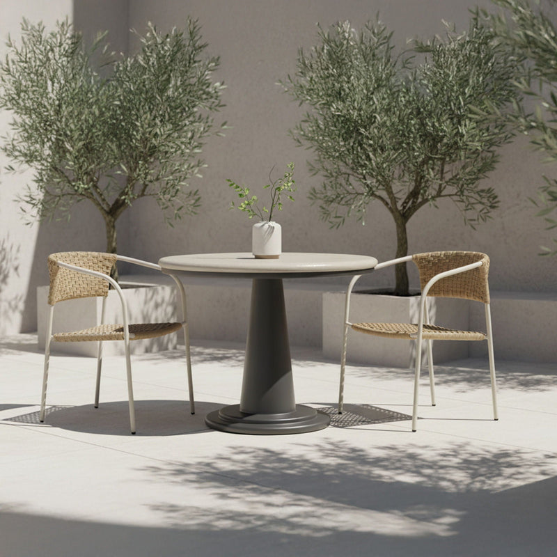 Esme - Outdoor Cafe Table - Cream