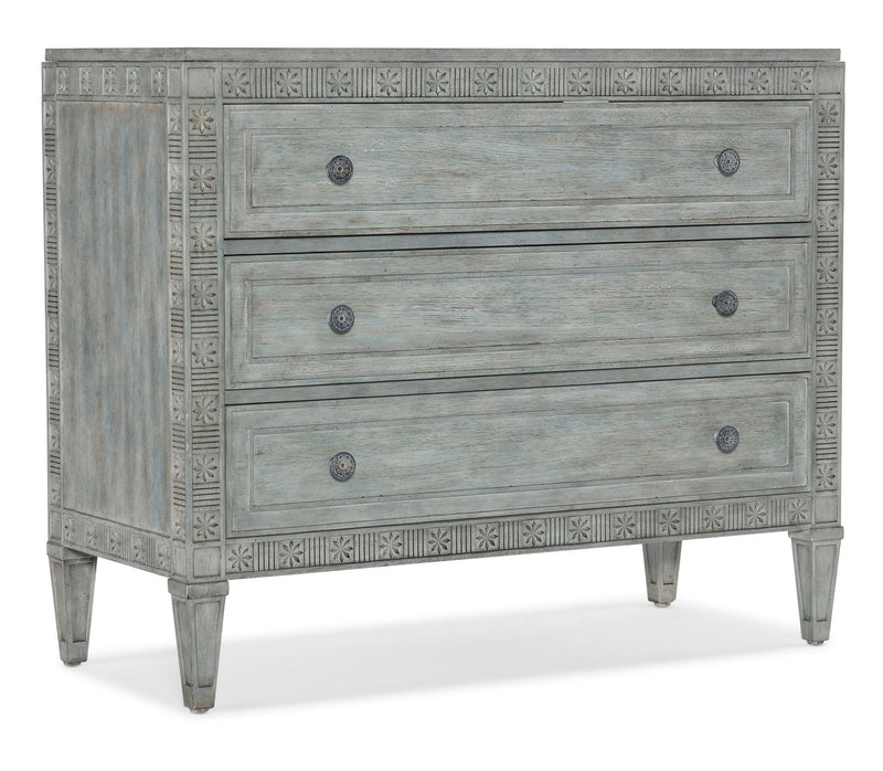 Charleston - Three-Drawer Chest - Light Blue