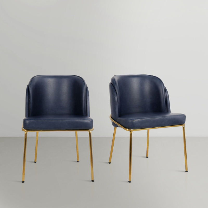 Jagger - Dining Chair (Set of 2) - Gold Base