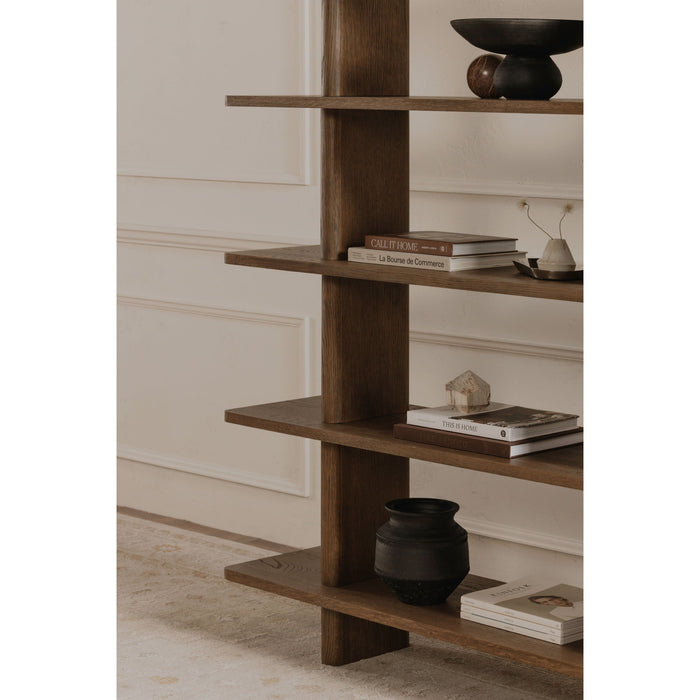 Casey - Large Standard Bookcase - Dark Brown
