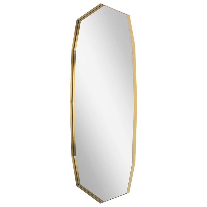 Vault Oversized Angular Mirror Gold