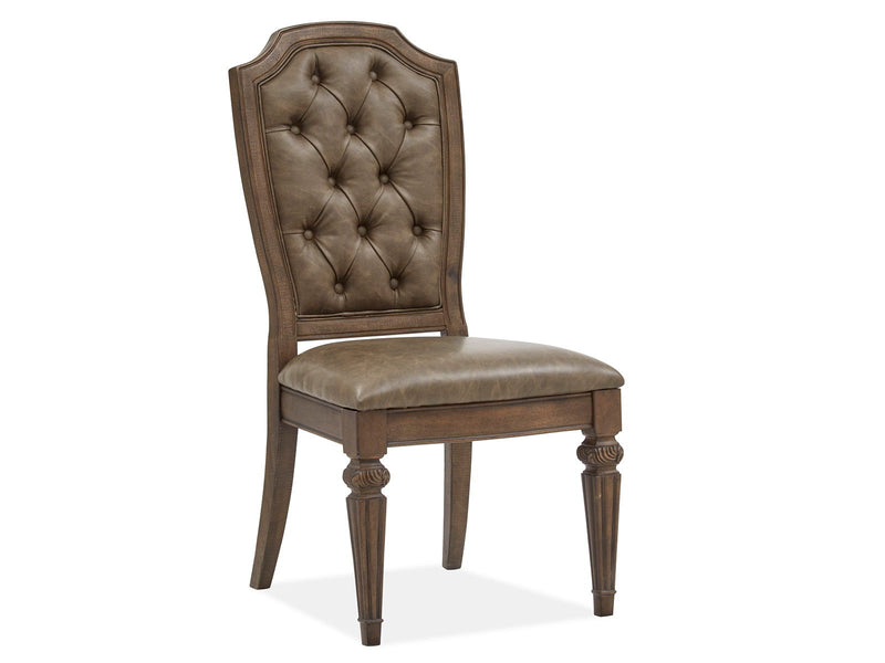 Durango - Wood Dining Side Chair With Upholstered Seat and Back (Set of 2) - Willadeene Brown