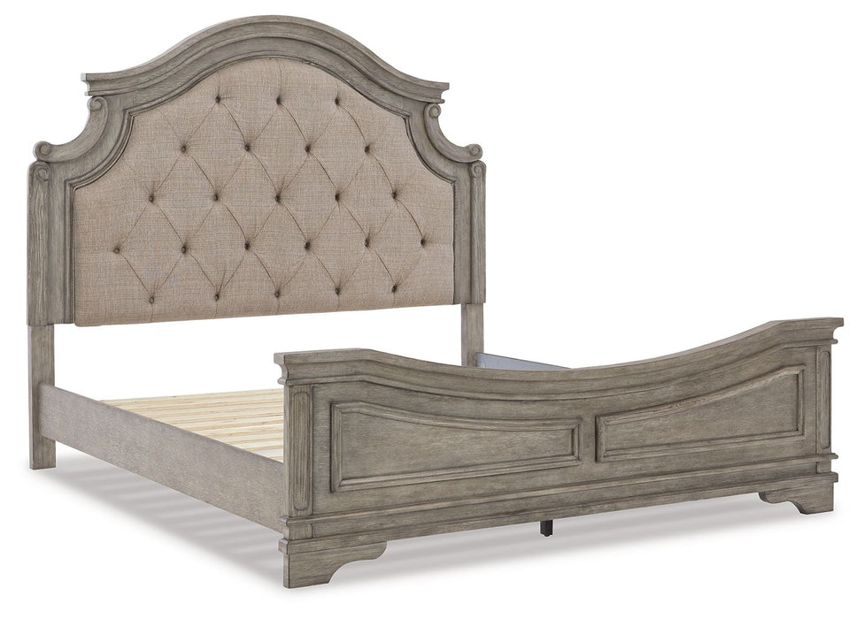 Lodenbay Antique Gray Panel Bed