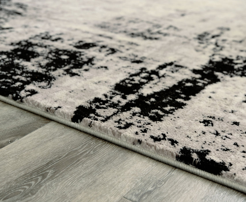 Zekeman Black / Cream / Gray Rug