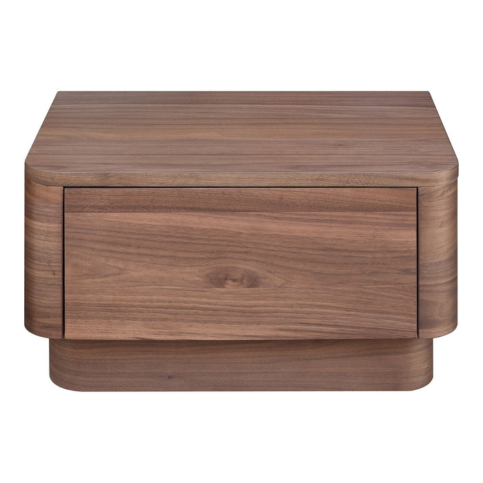 Round Off - Nightstand - Walnut