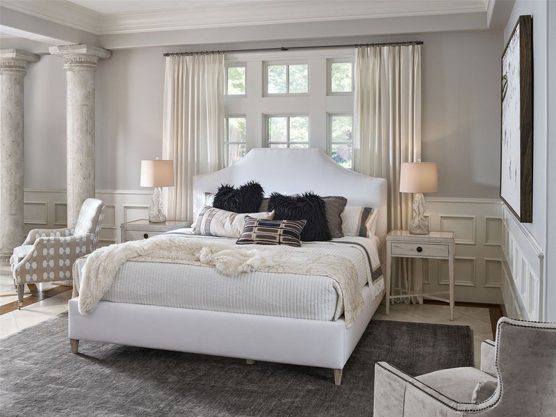 Past Forward Blythe Upholstered Bed White