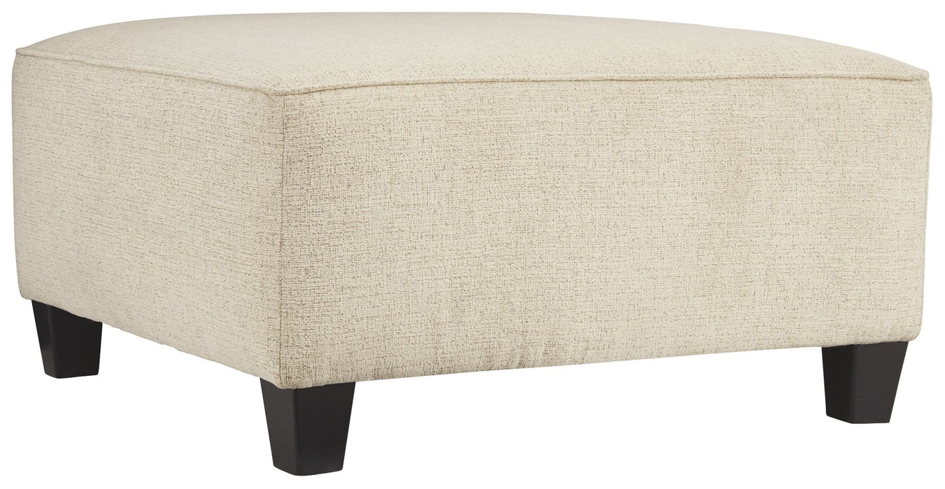 Abinger Oversized Accent Ottoman -  Natural