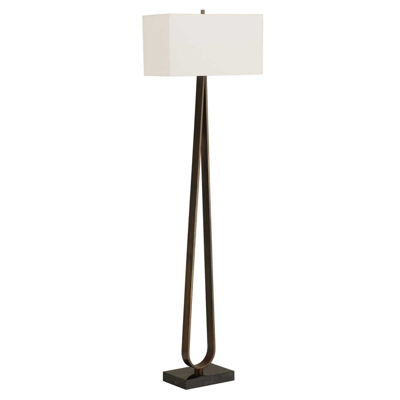 Galloway - Minimalist Floor Lamp - Bronze