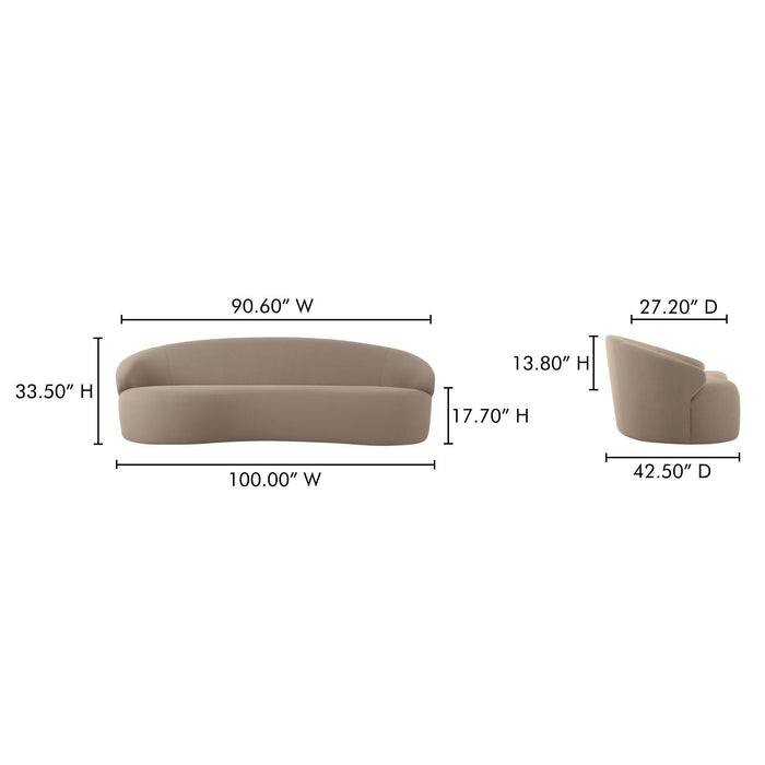 Cove - Outdoor Sofa - Taupe