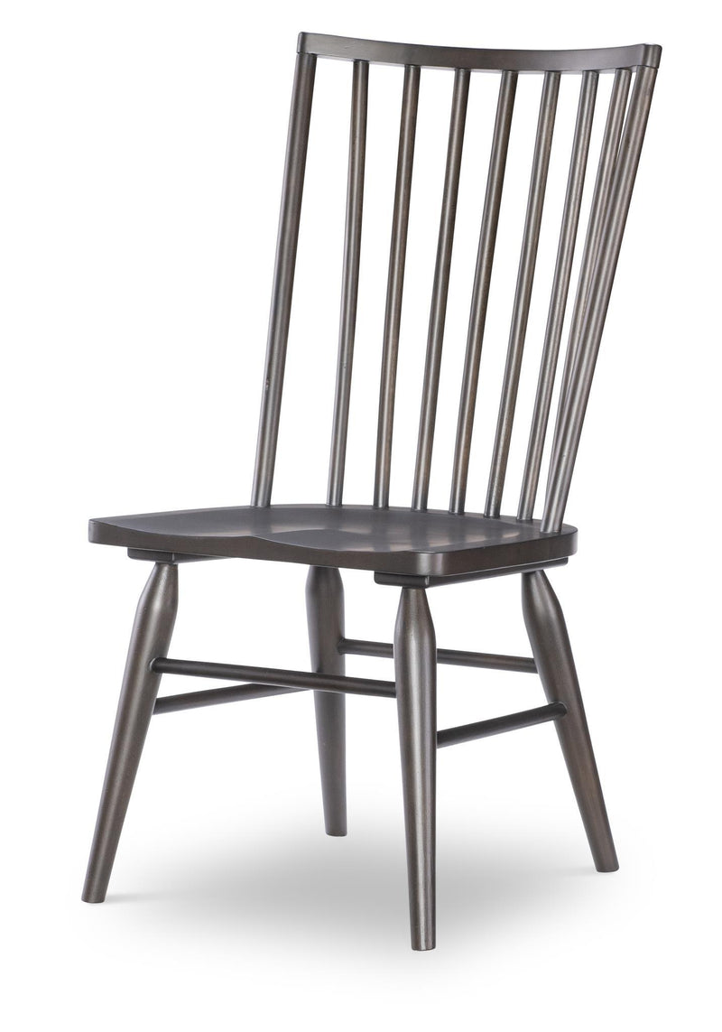 Fenmore - Spindle Side Chair (Set of 2) - Mocha And Distressed Cherry