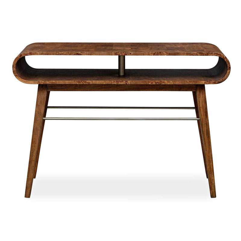 Ledger - Mid-Century Console Table - Woodtone