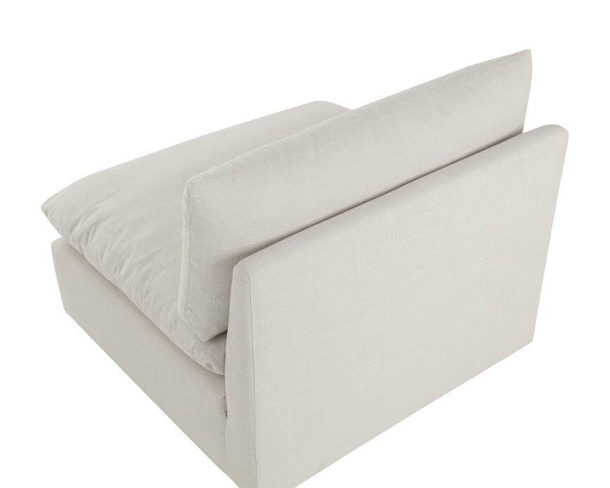 Reve Modular - Armless Chair - Effie Linen