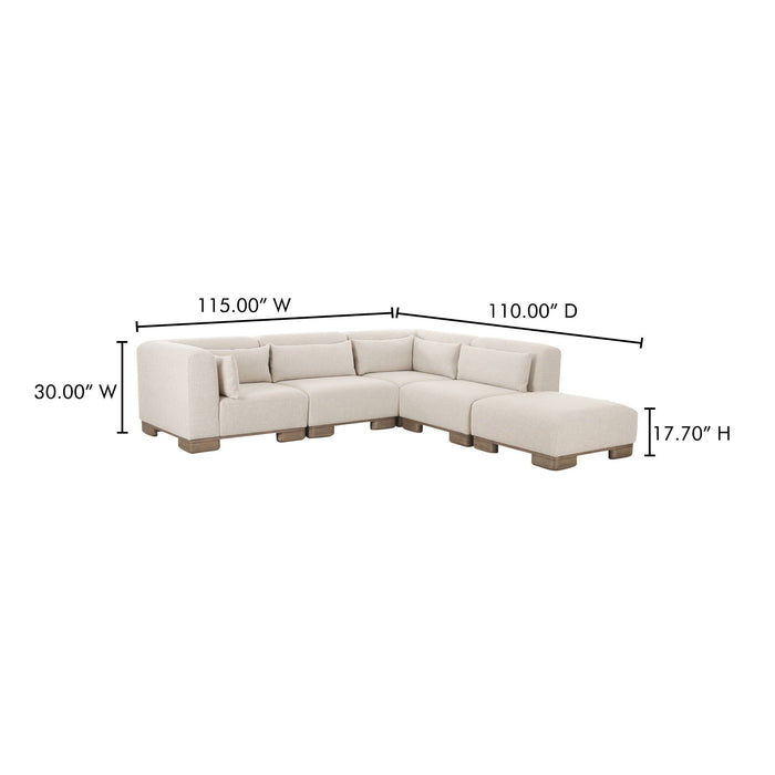 June - Dream Modular Sectional - Oatmeal