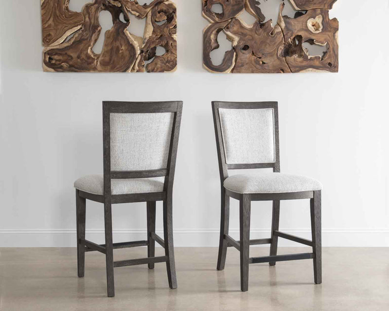 Briarwood - Upholstered Counter Height Chair (Set of 2) - Sable