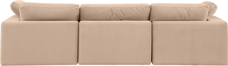 Comfy - Velvet Modular Sofa 3 Seats