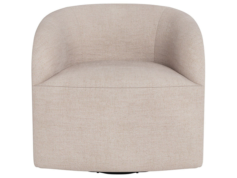 Tranquility-Miranda Kerr Home - Exhale Swivel Chair, Special Order - Beige