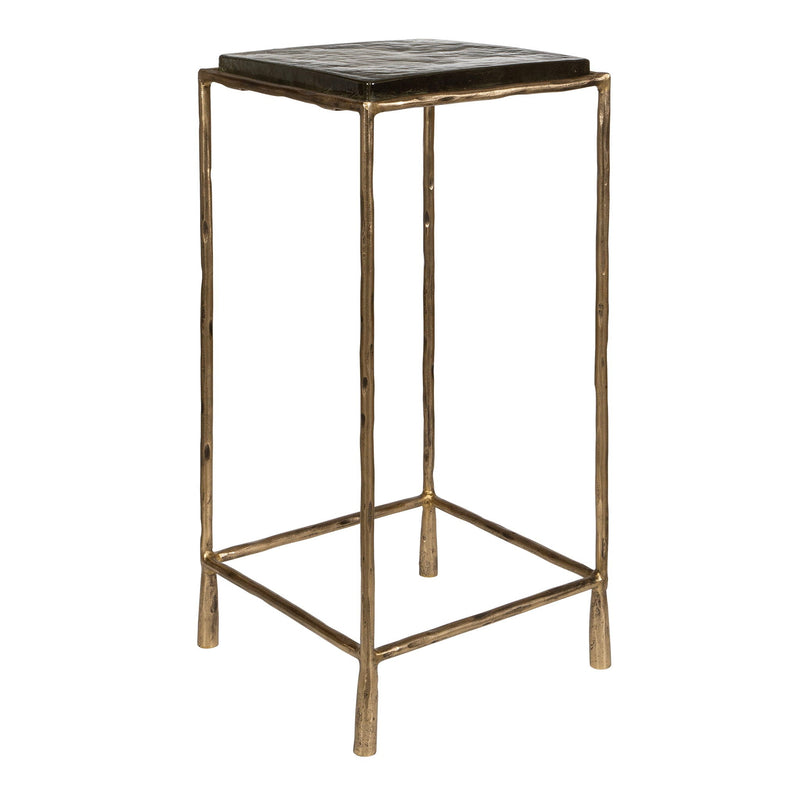 Ovard - Antiqued Accent Table - Bronze
