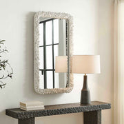 Barnacle - Rectangular Mirror - White