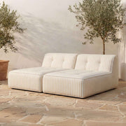 Sunseeker - 2 Piece Outdoor Sun Lounger - Brown Stripe