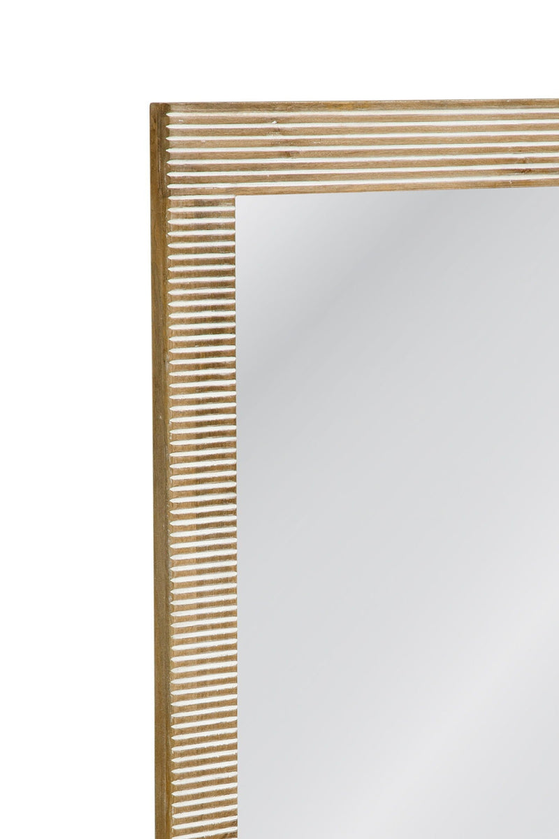 Brielle - Wall Mirror - Distressed White